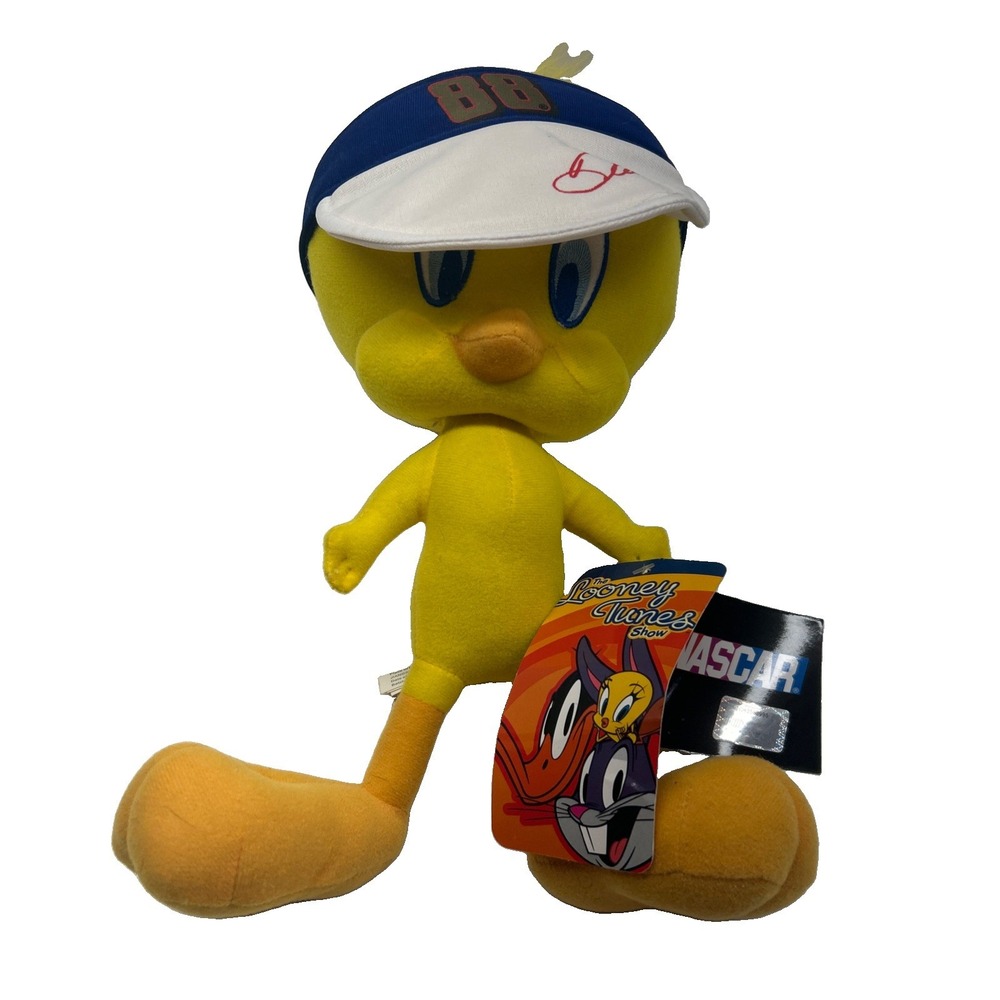 Looney Tunes Tweety Bird Plush Dale Earnhardt Jr #88 NASCAR Hat Tagged